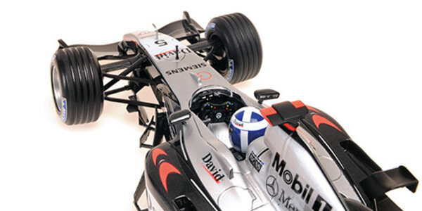 Formule 1 McLaren Mercedes MP4/19, Coulthard, 2004  - 1:18 - Minichamps