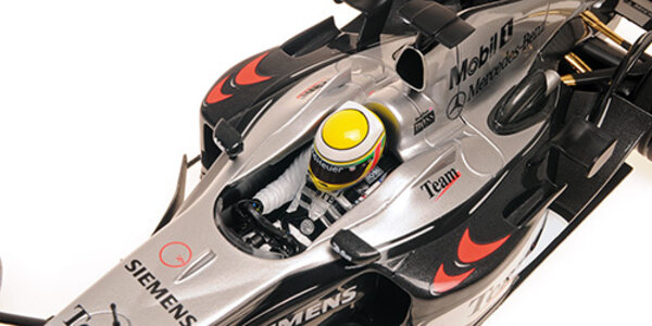Formule 1 McLaren Mercedes MP4/19, Hamilton,  Autosport Young Driver Test S'stone 2004  - 1:18 - Minichamps