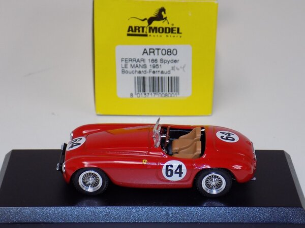 Ferrari Ferrari 166MM Barchetta #64 24H Le Mans 1951 - 1:43 - Art Model