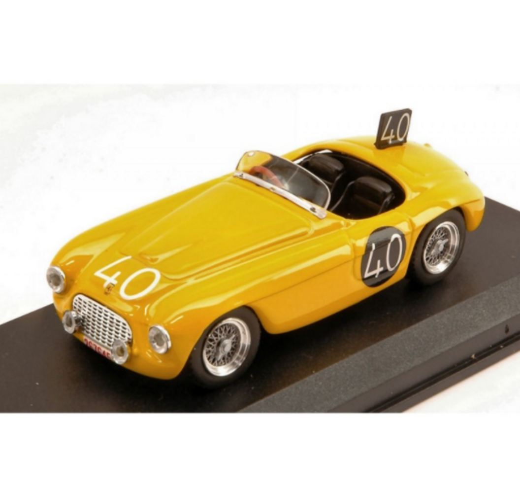 Ferrari Ferrari 166MM Barchetta Spider #40 8th 24h Spa 1949  - 1:43 - Art Model