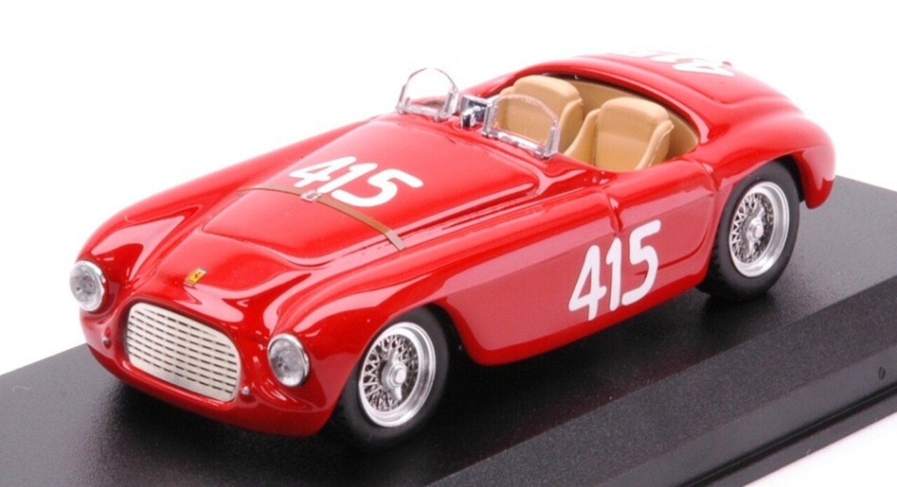 Ferrari Ferrari 166 MM Barchetta #415 Giro of Sicily 1951 - 1:43 - Art Model