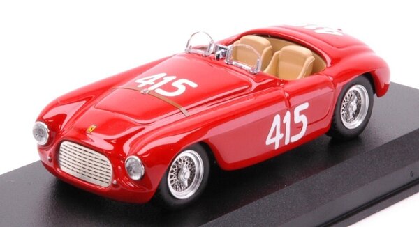 Ferrari Ferrari 166 MM Barchetta #415 Giro of Sicily 1951 - 1:43 - Art Model