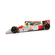 Formule 1 McLaren Ford MP4/8, Vettel, Tribute Imola 19.5.24 w Fig + Flag - 1:18 - Minichamps