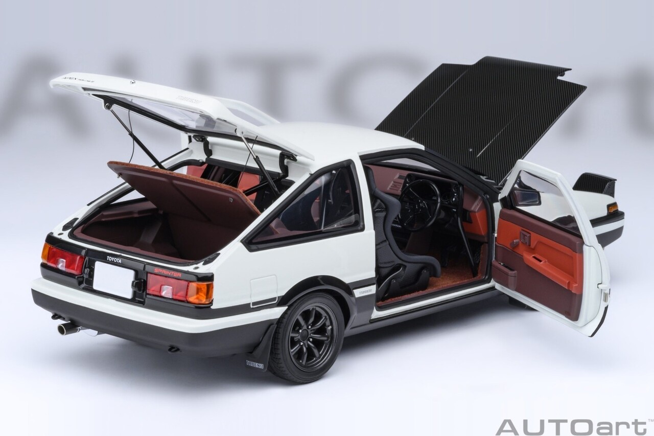 Toyota Toyota Sprinter Trueno (AE86) Initial D Project D Final Version 30th Anniversary 1980 - 1:18 - AUTOart