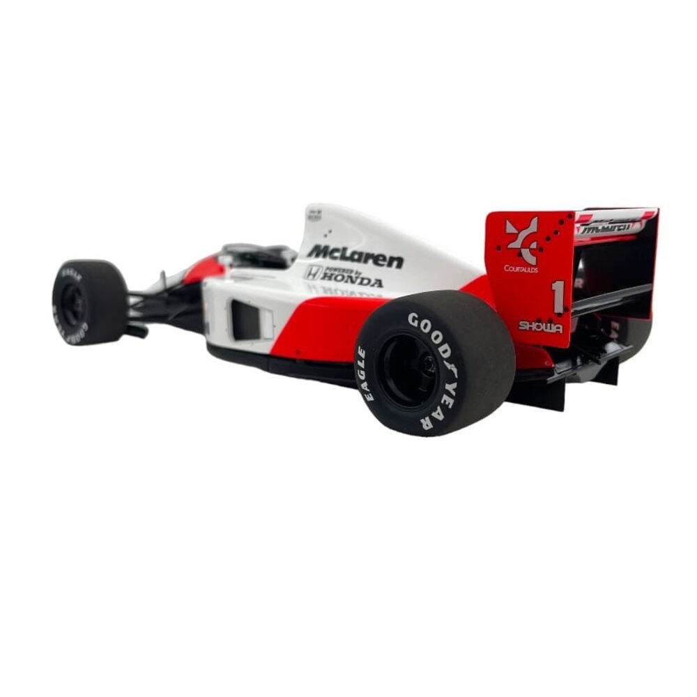 Formule 1 McLaren F1 MP4/6 Honda #1 World Champion 2nd GP Japan 1991 (A.Senna) + McLaren Logo- 1:18 - AUTOart