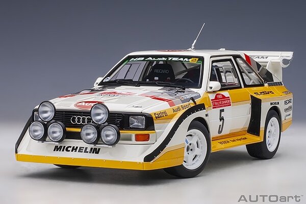Audi Audi Quattro Sport S1 #5 Winner Rally San Remo 1985 (Night Version) - 1 :18 - AUTOart