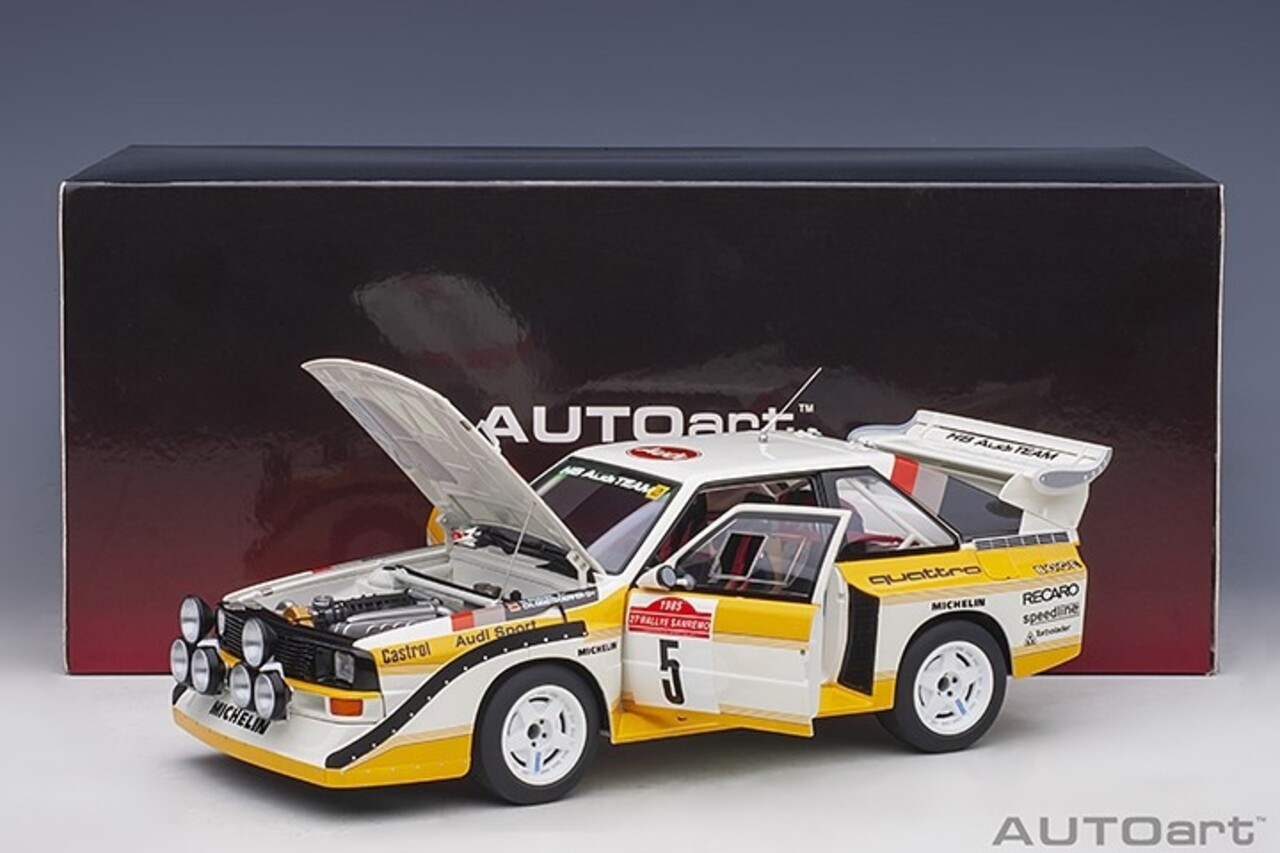 Audi Audi Quattro Sport S1 #5 Winner Rally San Remo 1985 (Night Version) - 1 :18 - AUTOart