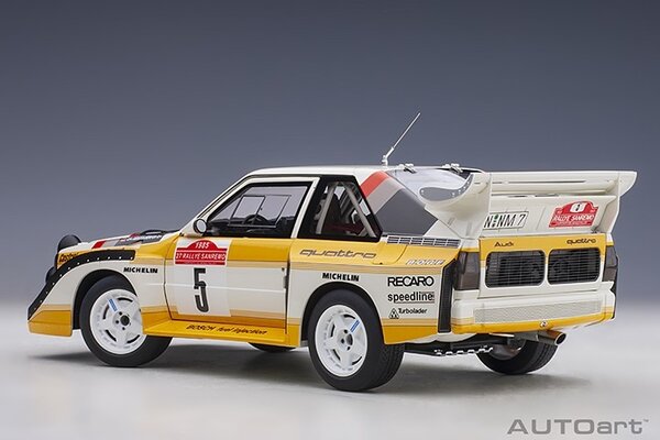 Audi Audi Quattro Sport S1 #5 Winner Rally San Remo 1985 (Night Version) - 1 :18 - AUTOart