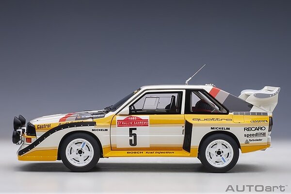 Audi Audi Quattro Sport S1 #5 Winner Rally San Remo 1985 (Night Version) - 1 :18 - AUTOart