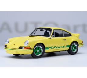Porsche Porsche 911 Carrera  2.7 RS  Coupe 1973 + Green Stripes - 1:18 - AUTOart