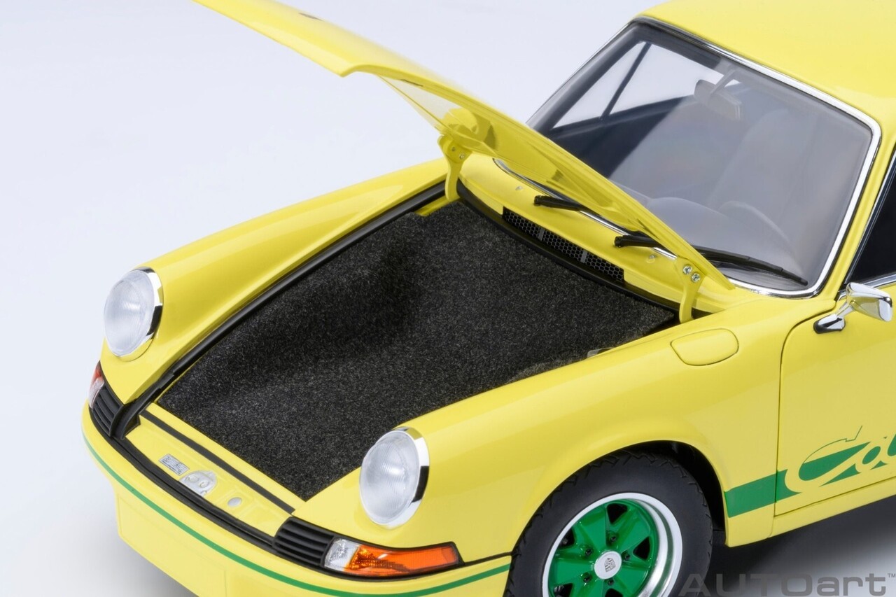 Porsche Porsche 911 Carrera  2.7 RS  Coupe 1973 + Green Stripes - 1:18 - AUTOart
