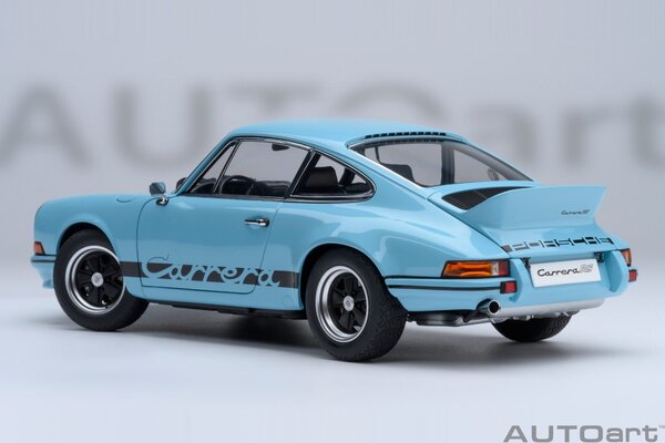Porsche Porsche 911 Carrera  2.7 RS  Coupe 1973 + Black Stripes - 1:18 - AUTOart