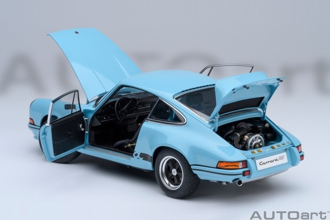 Porsche Porsche 911 Carrera  2.7 RS  Coupe 1973 + Black Stripes - 1:18 - AUTOart