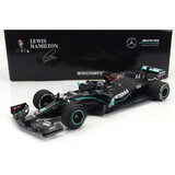 Formule 1 Mercedes-AMG Petronas F1 Team W11 EQ Perf. #44  1st British GP 2020, Flat Tyre - 1:18 - Minichamps