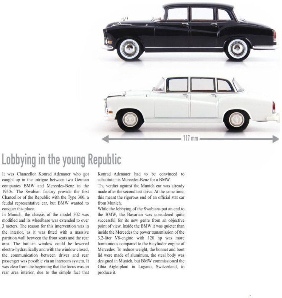 BMW BMW 505 Pullmann Ghia Aigle  (Germany) 1955 - 1:43 - Autocult