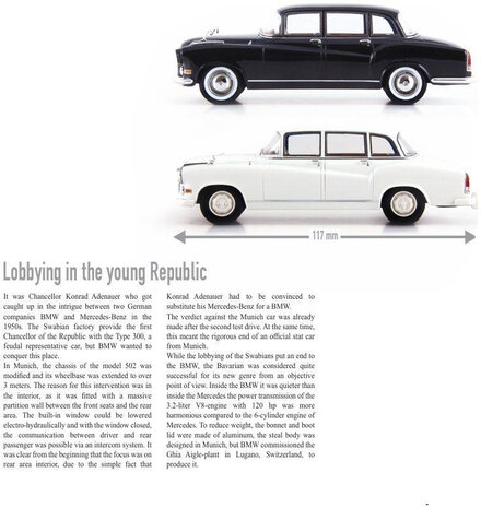 BMW BMW 505 Pullmann Ghia Aigle  (Germany) 1955 - 1:43 - Autocult