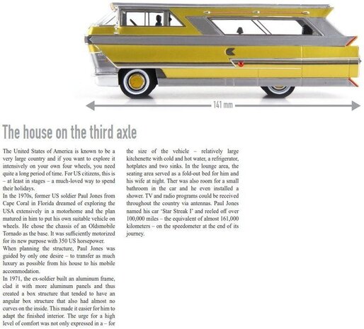 Cadillac Cadillac Star Streak Camper (USA) 1971- 1:43 - Autocult