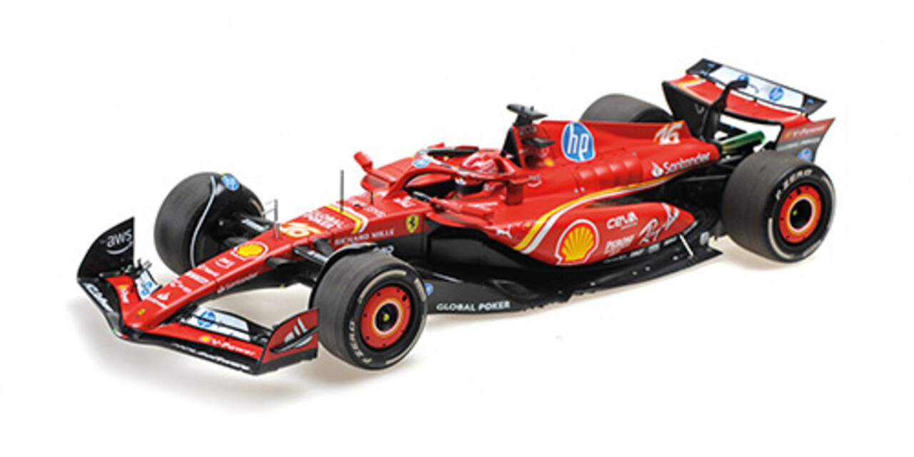 Formule 1 Ferrari SF-24, Leclerc, Winner GP Austin 2024 - 1:18 - BBR Formule 1 Ferrari SF-24, Leclerc, Winner GP Austin 2024 - 1:18 - BBR