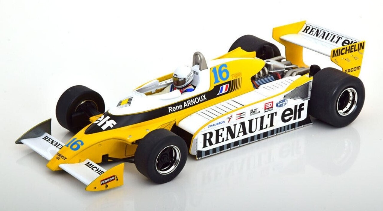 Formule 1 Renault RS10 #16 Great Britain GP 1979 - 1:18 - Modelcar Group
