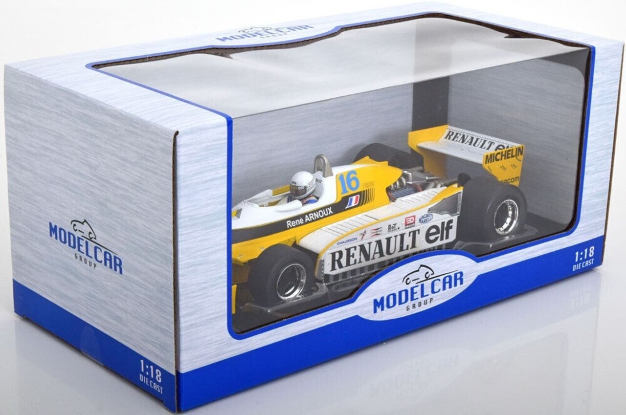 Formule 1 Renault RS10 #16 Great Britain GP 1979 - 1:18 - Modelcar Group