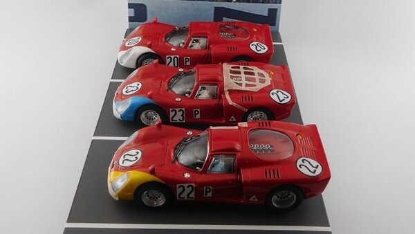 Alfa Romeo Alfa Romeo SET (3X): 33.2 #20 5th 24H Daytona / #23 6th 24H Daytona / #22 7th 24H Daytona 1968 - 1:43 - Best Model