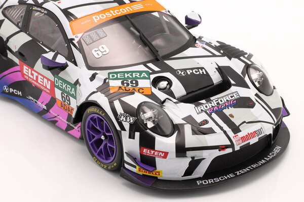 Porsche Porsche 911 GT3 R #69 ADAC GT Master Oschersleben 2019 - 1:18 - IXO Models