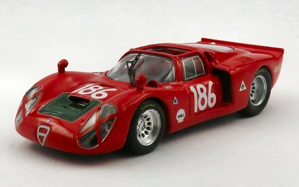 Alfa Romeo Alfa Romeo 33.2 #180 Team Autodelta Spa Targa Florio 1968 - 1:43 - Best Model