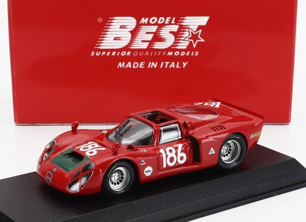 Alfa Romeo Alfa Romeo 33.2 #180 Team Autodelta Spa Targa Florio 1968 - 1:43 - Best Model