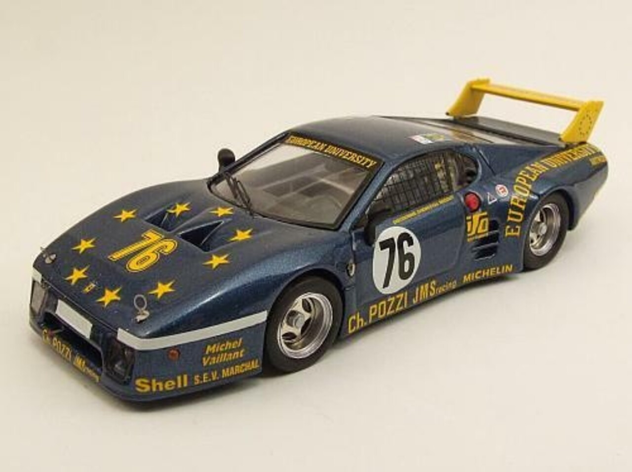 Ferrari Ferrari 512BB LM 4.9L #76 Team Charles Pozzi JMS Racing 10th 24H Le Mans 1980  - 1:43 - Best Model