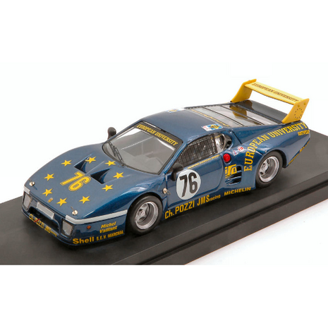 Ferrari Ferrari 512BB LM 4.9L #76 Team Charles Pozzi JMS Racing 10th 24H Le Mans 1980  - 1:43 - Best Model