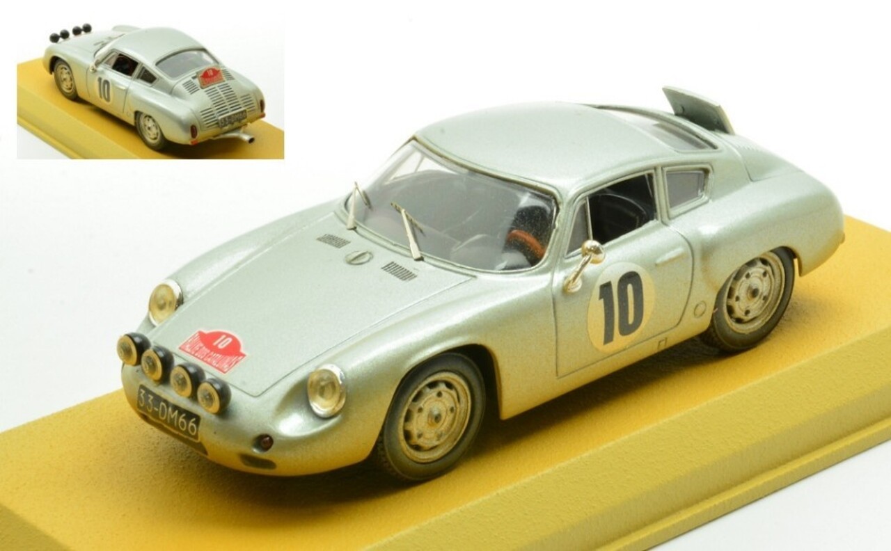 Porsche Porsche 1600 GS Abarth #10 Team Pablo Picasso Rally of Catalunya (Spain) 1965 (Night/Dirty Version) - 1:43 - Best Model