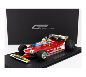 Formule 1 Ferrari F312T4 #11 World Champion Pole Position + Winner GP Monaco 1979 + Pilot Figure  (J.Scheckter) - 1:12 - GP Replicas