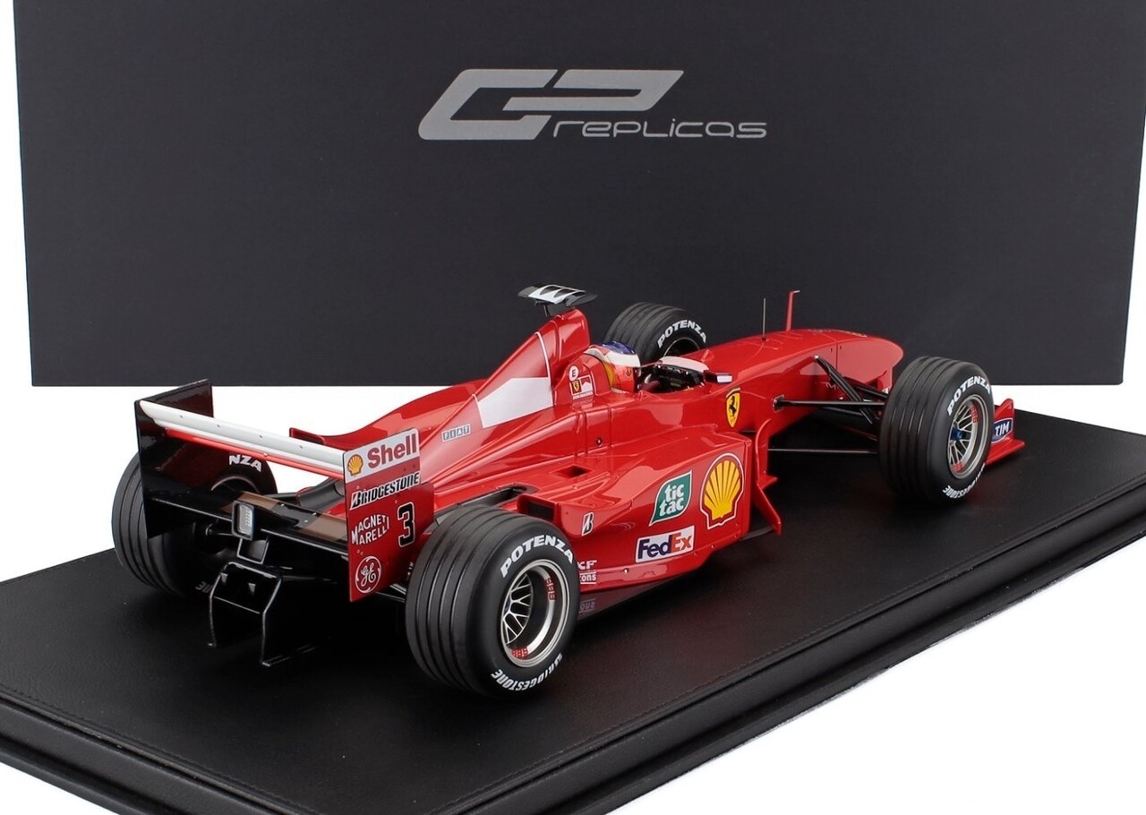 Formule 1 Ferrari F399 #3 Team Scuderia 2nd GP Brazil + Pilot Figure (M.Schumacher) 1999 - 1:12 - GP Replicas