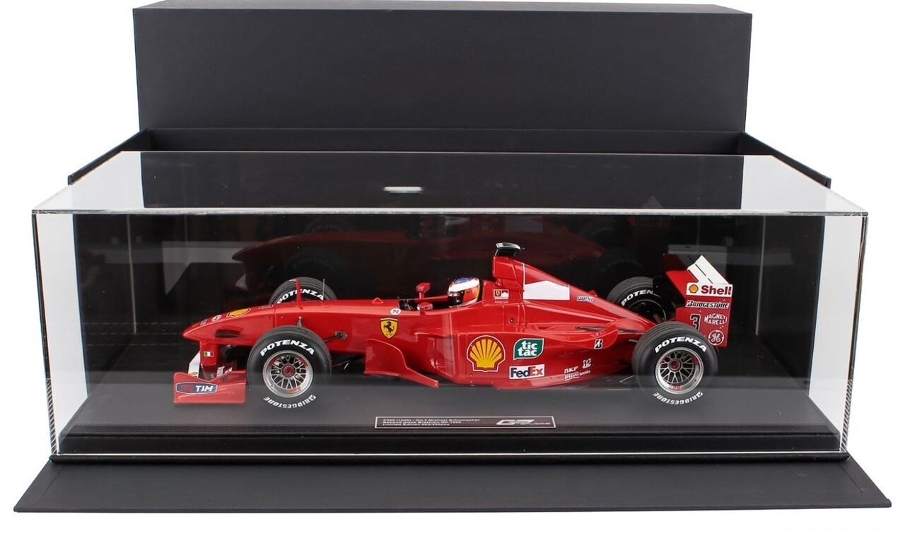 Formule 1 Ferrari F399 #3 Team Scuderia 2nd GP Brazil + Pilot Figure (M.Schumacher) 1999 - 1:12 - GP Replicas
