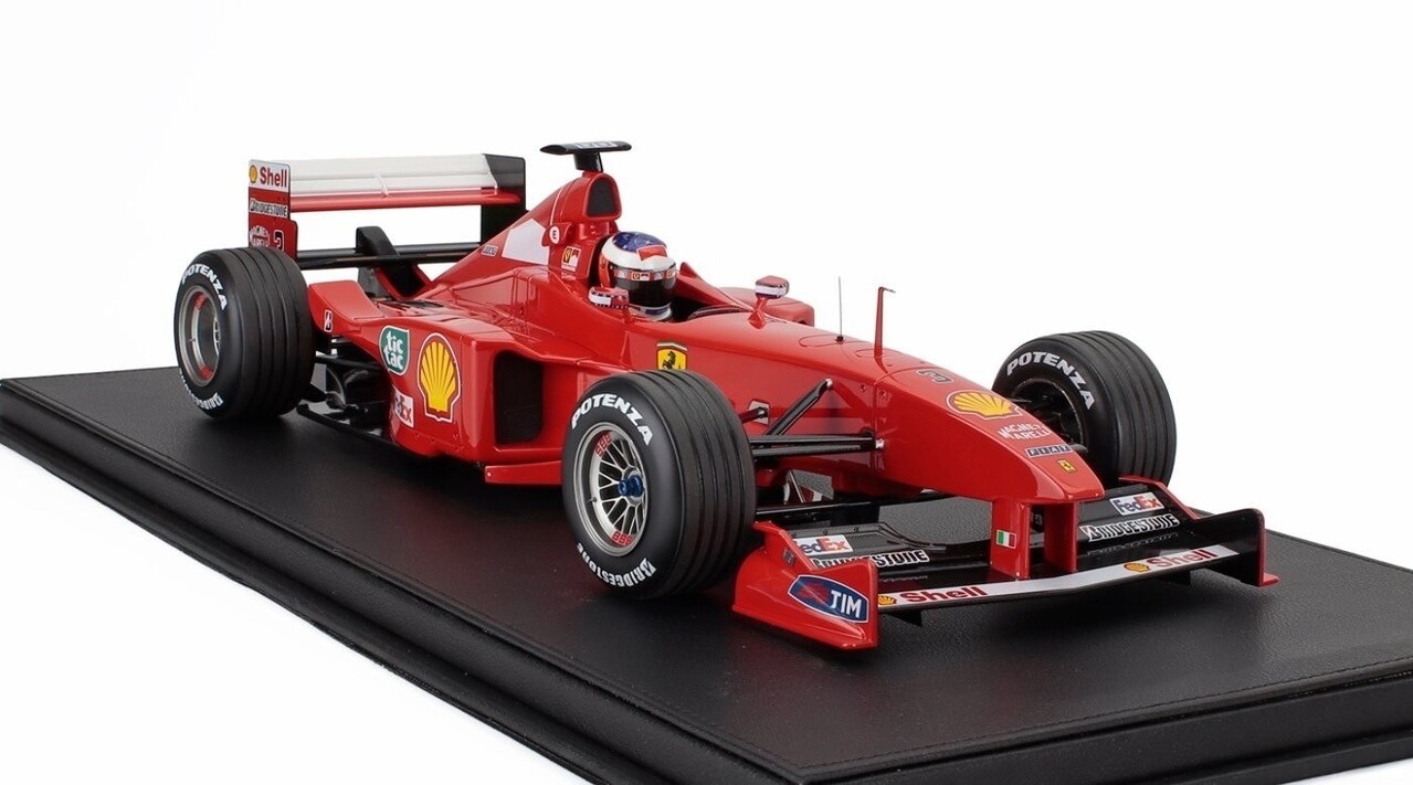 Formule 1 Ferrari F399 #3 Team Scuderia 2nd GP Brazil + Pilot Figure (M.Schumacher) 1999 - 1:12 - GP Replicas