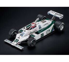 Formule 1 Williams Ford FW07 #28 Winner British GP 1979 + Pilot Figure C.Regazzoni - 1:18 - GP Replicas Formule 1 Williams Ford FW07 #28 Winner British GP 1979 + Pilot Figure C.Regazzoni - 1:18 - GP Replicas