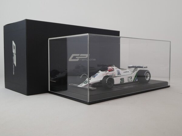 Formule 1 Williams Ford FW07 #28 Winner British GP 1979 + Pilot Figure C.Regazzoni - 1:18 - GP Replicas