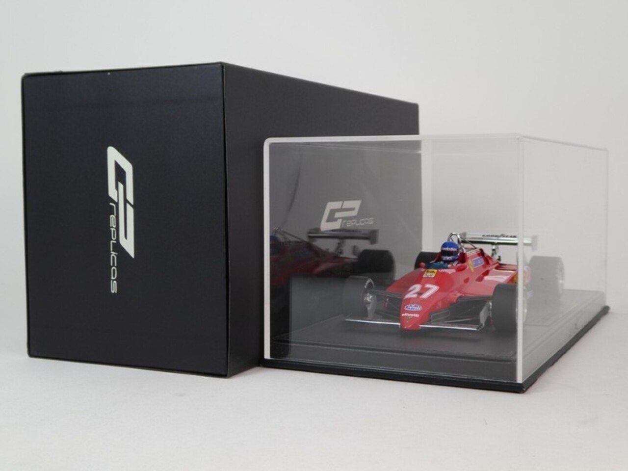 Formule 1 Ferrari 126C2 (Late Version) #27 2nd GP Monza Italy + Pilot Figure 1982 (P.Tambay) - 1:18 - GP Replicas