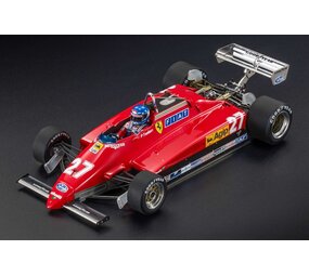 Formule 1 Ferrari 126CK #27 Winner GP Spain (G.Villeneuve) + Engine Detail - 1:18 - GP Replicas Formule 1 Ferrari 126CK #27 Winner GP Spain (G.Villeneuve) + Engine Detail - 1:18 - GP Replicas