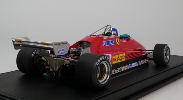 Formule 1 Ferrari 126CK #27 Winner GP Spain (G.Villeneuve) + Engine Detail - 1:18 - GP Replicas