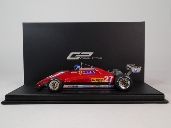 Formule 1 Ferrari 126CK #27 Winner GP Spain (G.Villeneuve) + Engine Detail - 1:18 - GP Replicas