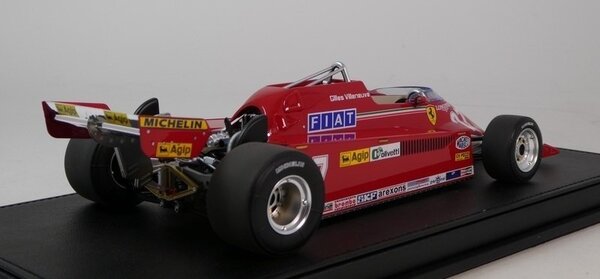 Formule 1 Ferrari 126CK #27 Winner GP Monaco 1981 (G.Villeneuve) + Engine Detail - 1:18 - GP Replicas