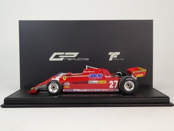 Formule 1 Ferrari 126CK #27 Winner GP Monaco 1981 (G.Villeneuve) + Engine Detail - 1:18 - GP Replicas