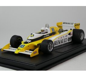 Formule 1 Renault RS10 #16 Team Renault Elf Fastest Lap 3rd GP France 1979 + Pilot Figure (R.Arnoux) - 1:18 - GP Replicas Formule 1 Renault RS10 #16 Team Renault Elf Fastest Lap 3rd GP France 1979 + Pilot Figure (R.Arnoux) - 1:18 - GP Replicas