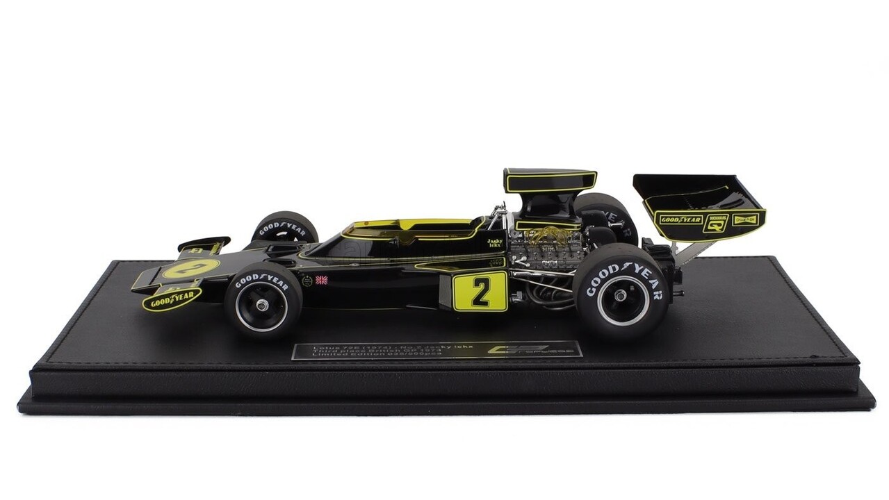 Formule 1 Lotus 72E #2 Team Lotus JPS 3rd British GP 1974 (J.Ickx) - 1:18 - GP Replicas