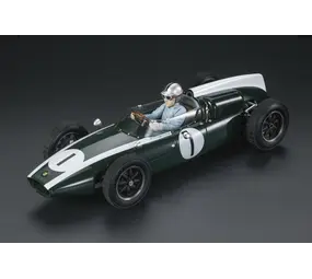 Formule 1 Cooper T53 #1 Pole Position WinnerGP Silverstone UK + Pilot Figure 1960 (J. Brabham) - 1:18 - GP Replicas