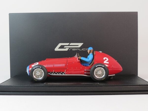 Formule 1 Ferrari 375 #2 Winner GP Monza Italy 1951 + Pilot Figure (A.Ascari) - 1:18 - GP Replicas
