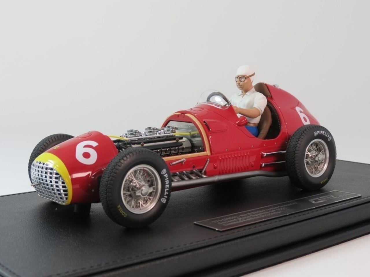 Formule 1 Ferrari 375 #6 2nd GP Spain + Pilot Driver 1971 (J.F.Gonzalez) - 1:18 - GP Replicas