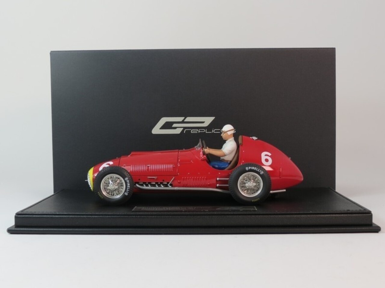 Formule 1 Ferrari 375 #6 2nd GP Spain + Pilot Driver 1971 (J.F.Gonzalez) - 1:18 - GP Replicas