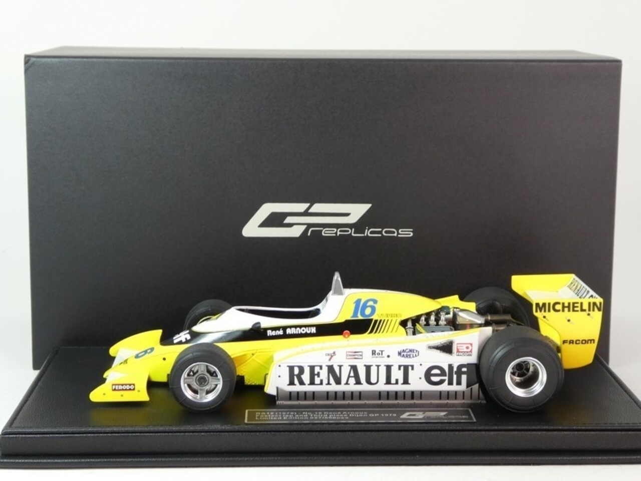Formule 1 Renault RS10 #16 3rd GP France 1979 (R.Arnoux)  - 1:18 - GP Replicas